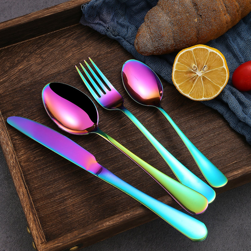 Ivy Bronx Shreffler Stainless Steel (18/10) Flatware Set - Service for 6