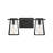 2-Light Open Cage Bath Vanity Fixture