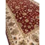 Tapis unique en laine rouille / beige 10 pi x 14 pi 2 po Farahan