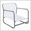 Ensemble de 2 fauteuils d'extérieur avec cadre en aluminium et canapé simple avec coussin amovible résistant à l'eau