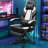 Ergonomic Gaming Chair with Footrest and Lumbar Support-1536961065