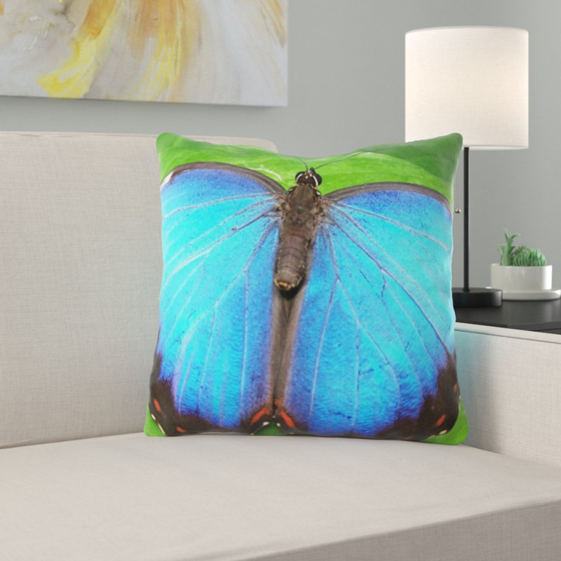 Coussin décoratif papillon