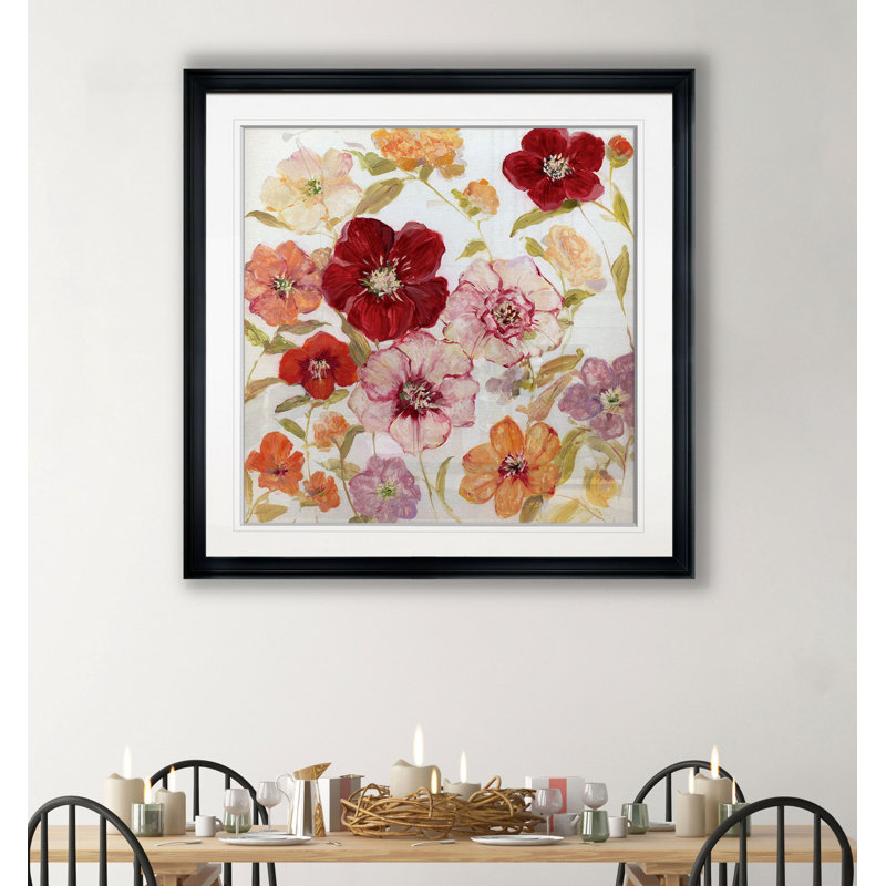 « avant jardin ii », reproduction de peinture à l’huile sur toile tendue, H 30,5 po x l 30,5 po x P 1,5 po