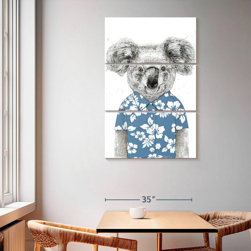 Brampt Summer Koala, 65'' H x 42'' W
