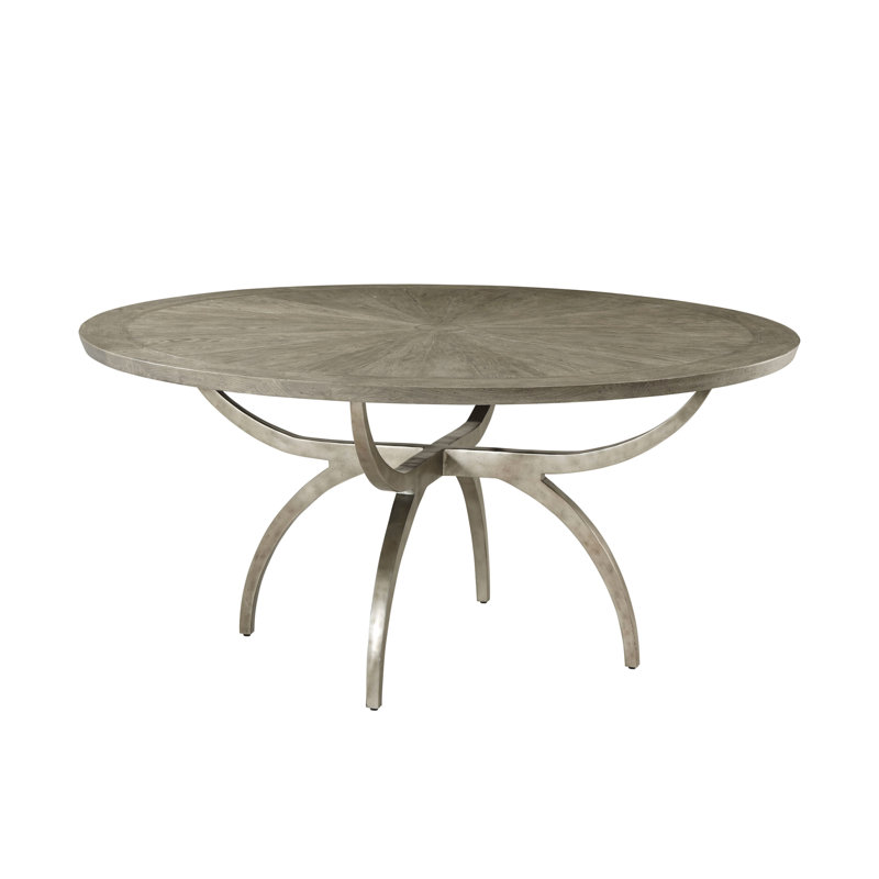 Echoes Round Solid Wood Dining Table, 64" L x 64" W