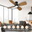 2pcs 42 Inch Ceiling Fan With Light With Remote Control-650787073
