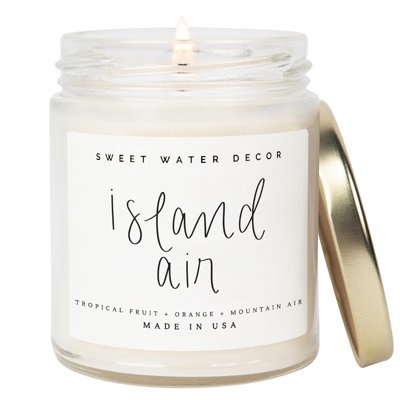 Island Air Scented Jar Candle