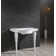 Templeton White Ceramic Rectangular Console Bathroom Sink with Overflow