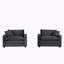 Fauteuil en velours côtelé 2 pièces-103301807