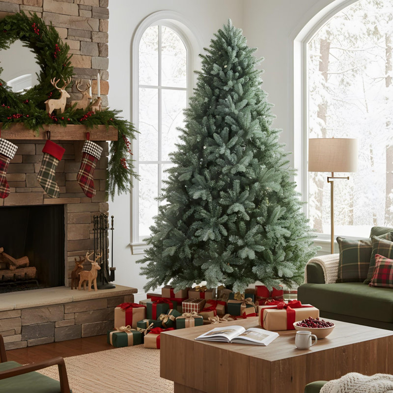 Arbres de Noël artificiels 8 pi, H 7,5 pi