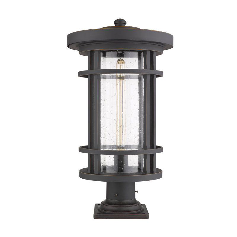 Maag Pier Mount Light, Oil Rubbed Bronze, 17.75" H x 12" W x 12" D