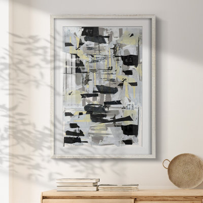 «Tiles & Texture Abstract Angles III», reproduction encadrée