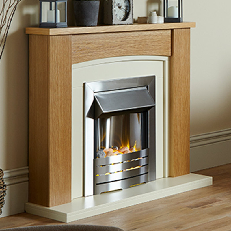 Chilton Adam 48.5cm W Electric Electric Fireplace Suite with 6824.28 BTU