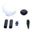 Solar Powered Integrated LED Pathway Light Pack