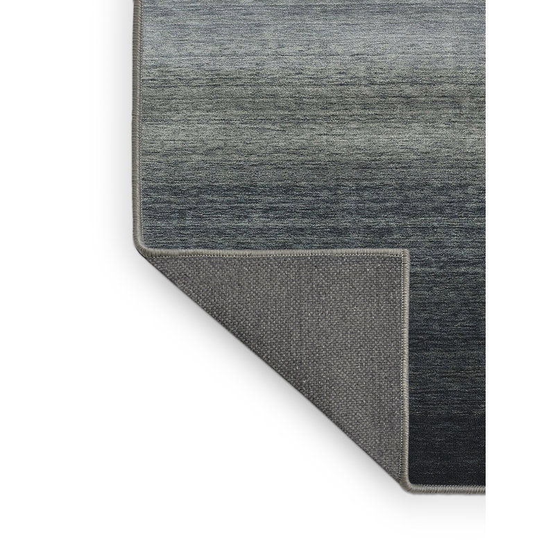Tapis noir / gris, Rectangle 5 pi x 7 pi