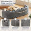 Canapé à compression modulaire Boneless-83920922-83920897