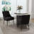 Dinnington Velvet Upholstered Side Chair With Legs-1327015330