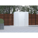 6 ft. W x 4 ft. D Steel Horizontal Storage Shed