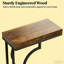 Table compacte de couloir, table de chevet, table de bout