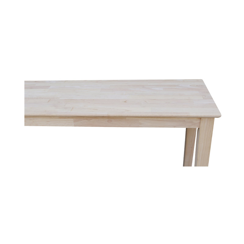 Console en bois massif Jaier, H 30 po x l 60 po x P 16 po, Brut