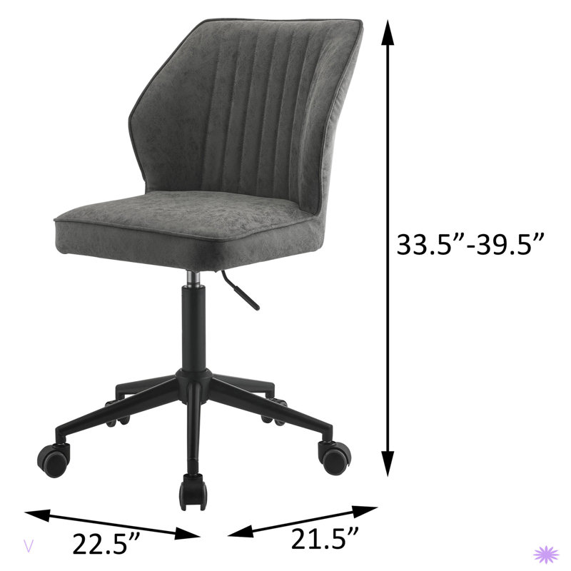 Chaise de bureau moderne sans accoudoirs
