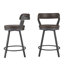 Tabouret de bar et de comptoir pivotant Nicks