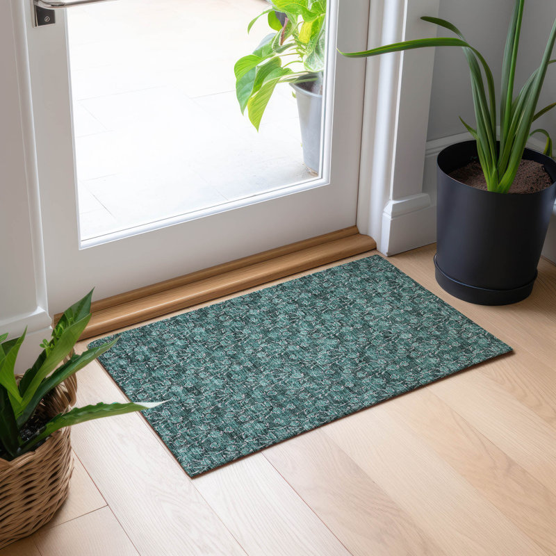 Tapis intérieur / extérieur Dejahn, Rectangle 1 pi 8 po x 2 pi 6 po