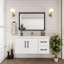 Meuble-lavabo mural droit 42 po avec lavabo en acrylique renforcé Victoria-97880894