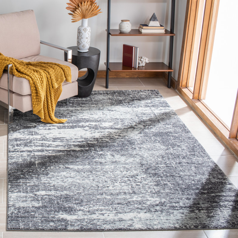Acadia Performance Abstract Rug, Rectangle 8' x 10'