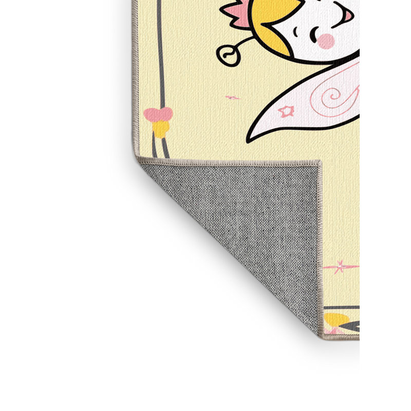 Tapis fantaisie Zoomie pour enfants Zoomie, Rectangulaire 2 pi x 3 pi