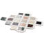Lula Multicolor 11.92 in. x 11.92 in. Polished Marble Floor and Wall Mosaic Tile (0.98Sq. Ft. /Each)