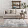 Charvi Distressed Medallion Fringe Area Rug