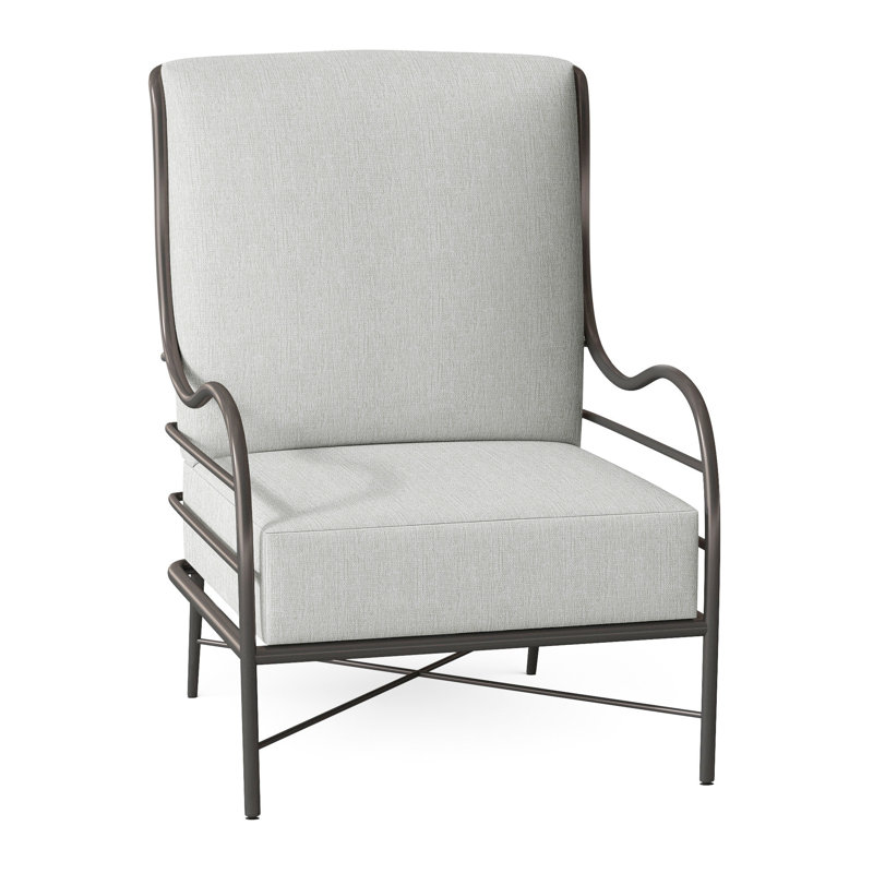 Chaise longue en aluminium Carmel - gris ardoise, Pas de soudure, Perle Bali