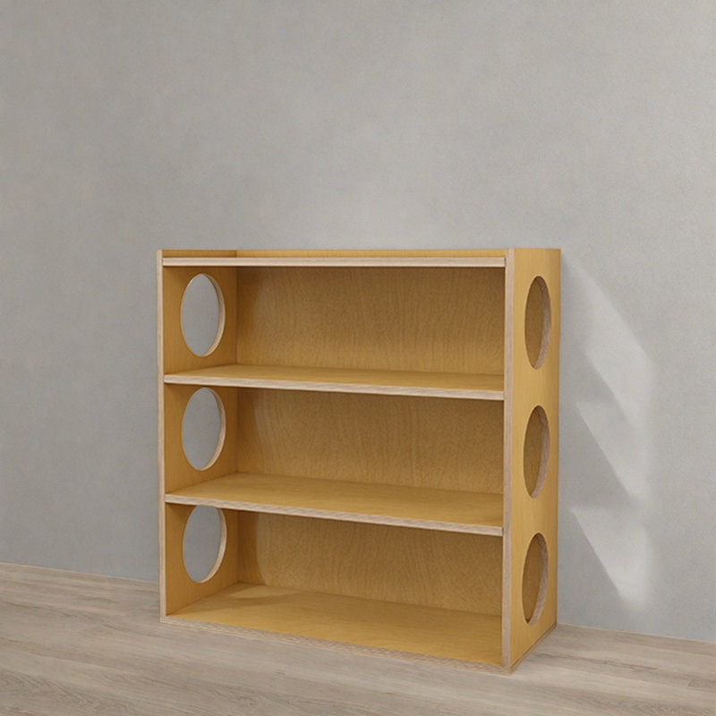 Creative and stylish bookcase, Light Brown