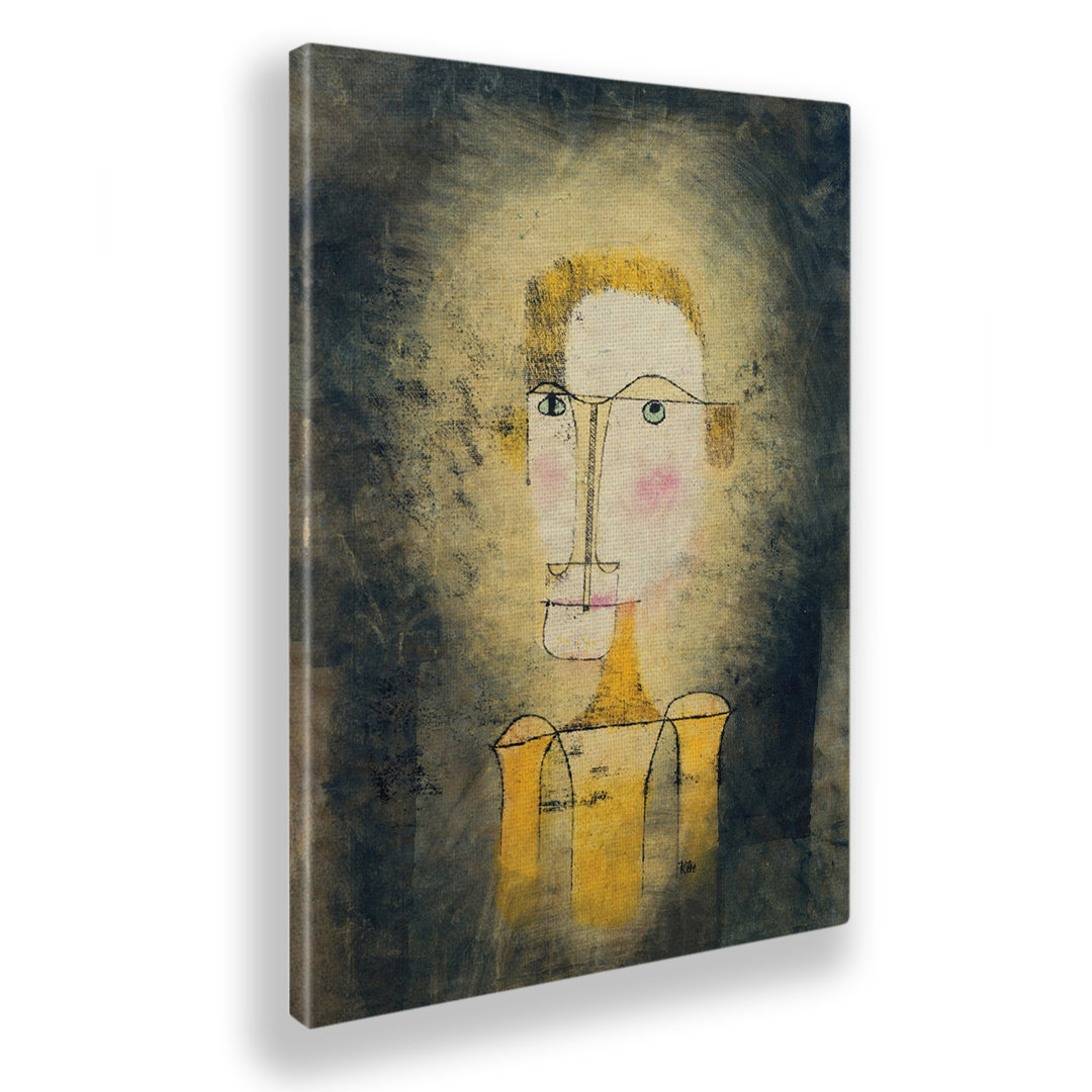 Acrylbild Portrait Yellow Man von Paul Klee