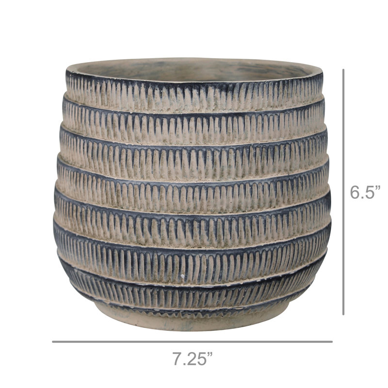 Hubble Planter, White, 1
