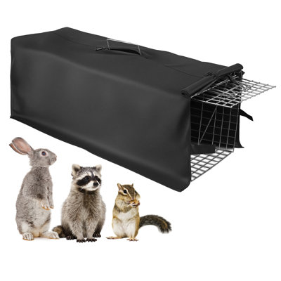 31x12x11 "Cage à piège robuste et résistante pour animaux vivants avec couvercle imperméable Humane Facile à attraper et à libérer des pièges
