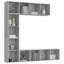 Bazar 180cm H x 180cm W Book Cabinet Bookcase-1942052092