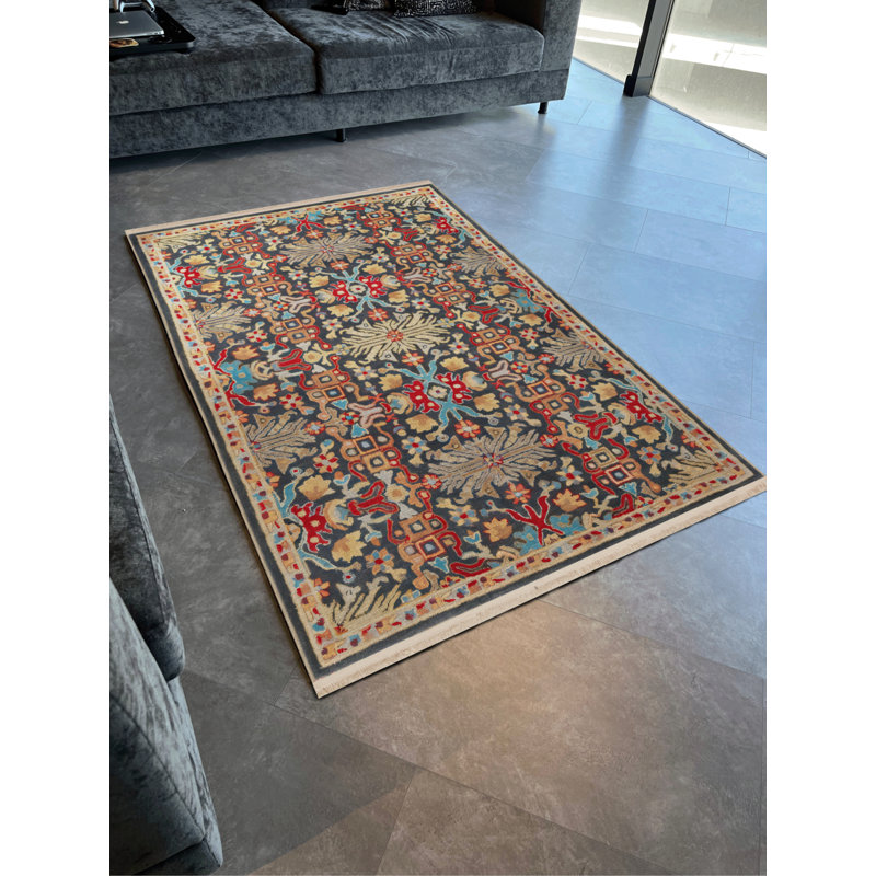 Tapis rectangulaire Rectangle, Rectangle 4 pi x 6 pi 7 po