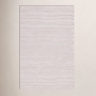 Elona Beige Hand-Tufted Wool Rug