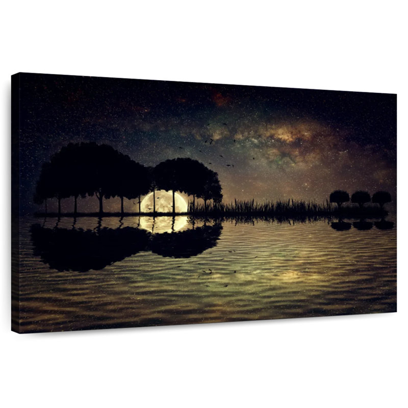 Abarca Guitar Island Moonlight, 8" H x 12" W