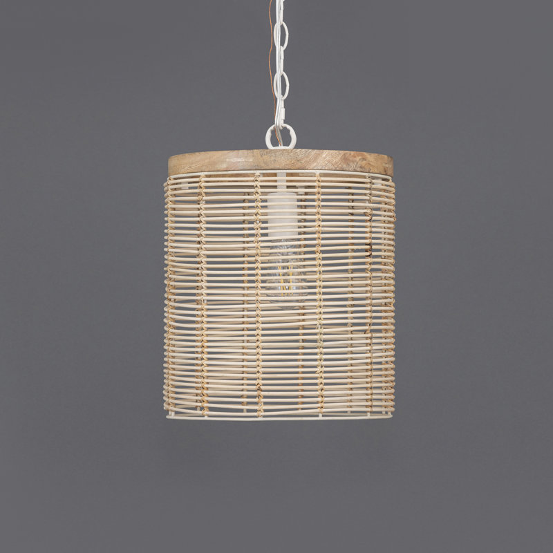 Mini-luminaire suspendu Vannerie