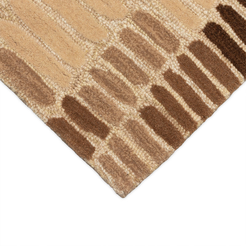 Tapis d'intérieur à rayures ombrées Gordy, Rectangle 3 pi 6 po x 5 pi 6 po