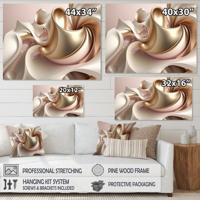 Cayenne - Abstract Liquid Ink Wall Art