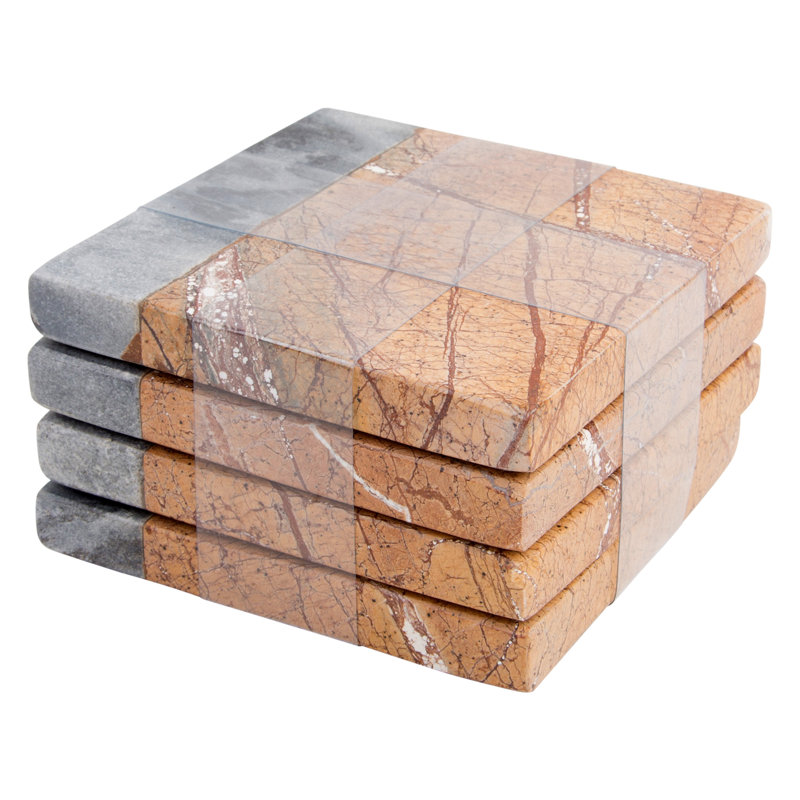 Square 4 Piece Coaster Set