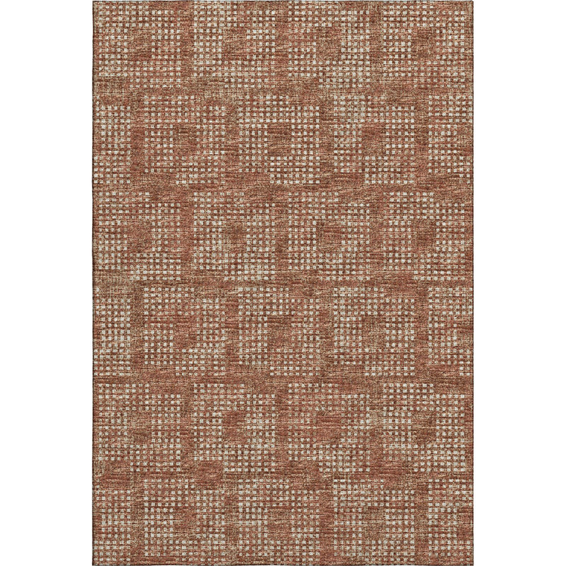 Premium Machine Washable Mayfield AMF33 Geometric Rug, Canyon, 8' x 10'