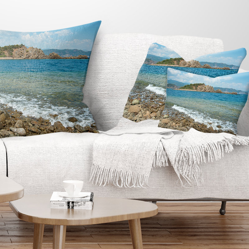Coussin lombaire de petite île de mer