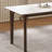 Black Walnut Solid Wood Rock Table And Chairs 2 - Person Walnut Four Leg Dining Set-101919270