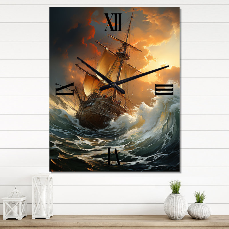 Horloge murale moderne Majestic, Grand