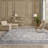 Kaysyn Oriental Performance Machine Washable Area Rug Blue/Ivory-1985541599